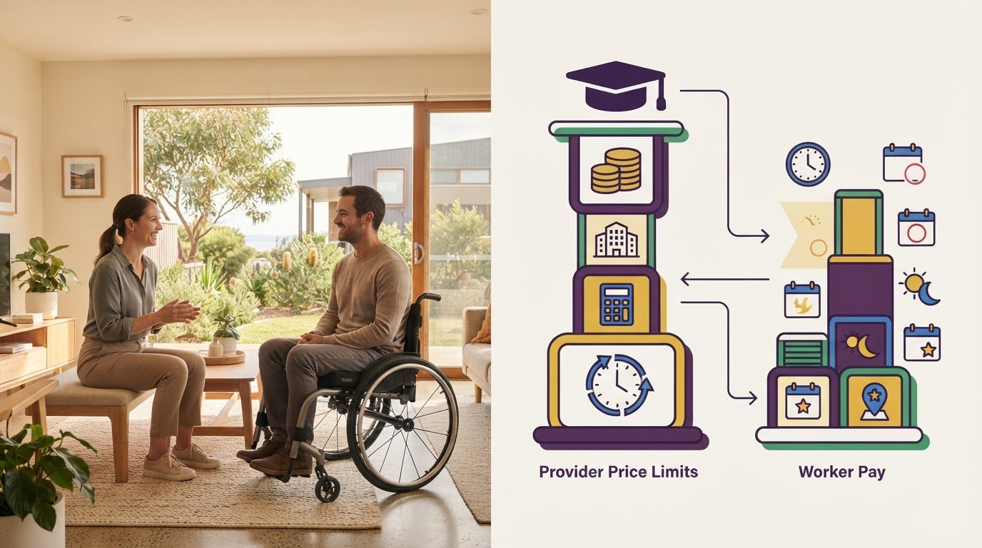 NDIS support worker hourly rates: pay, price limits and penalties